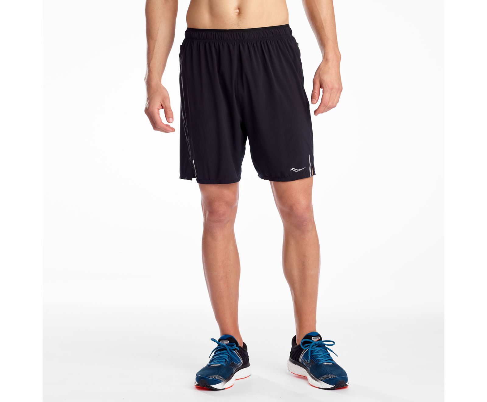 Saucony Outpace 7" Shorts Herr Svarta | Sverige 185RVD